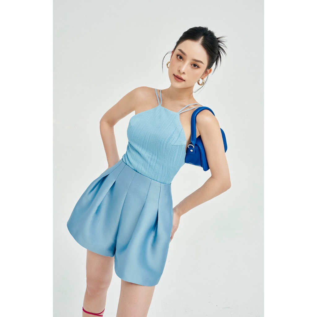 MOLLYNISTA – Áo Lita yếm thun gân hở lưng quyến rũ nữ tính thiết kế cao cấp đi chơi đi tiệc gợi cảm
