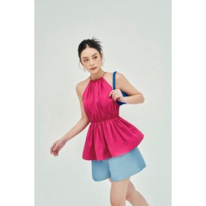 MOLLYNISTA - Áo Mira yếm peplum freesize quyến rũ nữ tính thiết kế cao cấp đi chơi đi tiệc gợi cảm