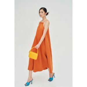 MOLLYNISTA - Đầm Annie yếm suông 2 nút tàu quyến rũ nữ tính thiết kế cao cấp đi chơi đi tiệc gợi cảm