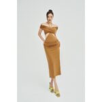 MOLLYNISTA – Đầm Jolio thun cut out khoét chéo ngực quyến rũ nữ tính thiết kế cao cấp đi chơi đi tiệc gợi cảm
