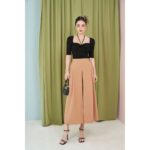 MOLLYNISTA – Quần Bloom suông xếp ly bung quyến rũ nữ tính thiết kế cao cấp đi chơi đi tiệc gợi cảm