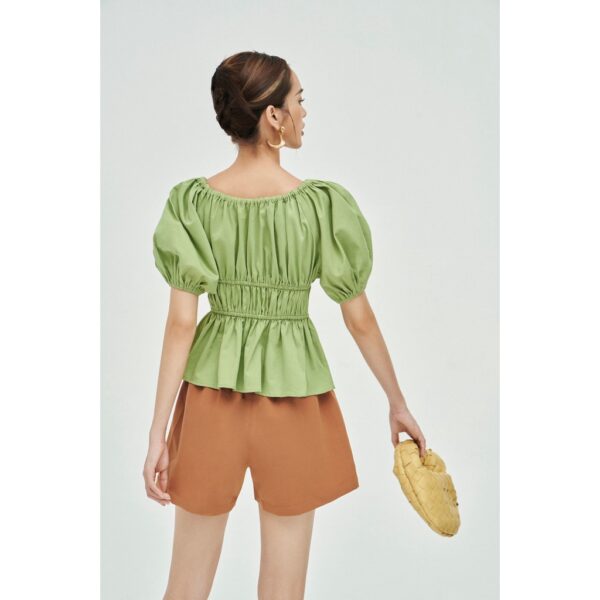 MOLLYNISTA - Quần Naria short lưng thun freesize quyến rũ nữ tính thiết kế cao cấp đi chơi đi tiệc gợi cảm - Ảnh 7