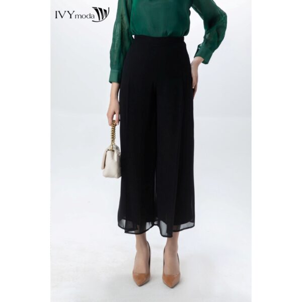 Quần lụa nữ xẻ tà IVY moda MS 22B9325 - Hình ảnh 2