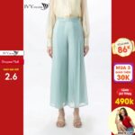 Quần lụa nữ xẻ tà IVY moda MS 22B9325