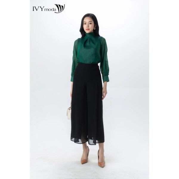 Quần lụa nữ xẻ tà IVY moda MS 22B9325 - Hình ảnh 3