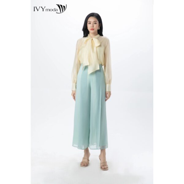 Quần lụa nữ xẻ tà IVY moda MS 22B9325 - Hình ảnh 4