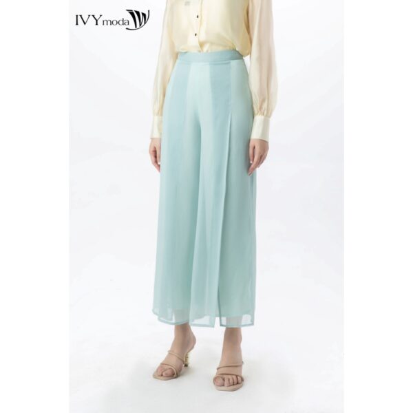 Quần lụa nữ xẻ tà IVY moda MS 22B9325 - Hình ảnh 5