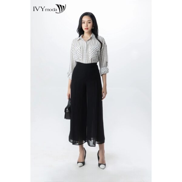 Quần lụa nữ xẻ tà IVY moda MS 22B9325 - Hình ảnh 8
