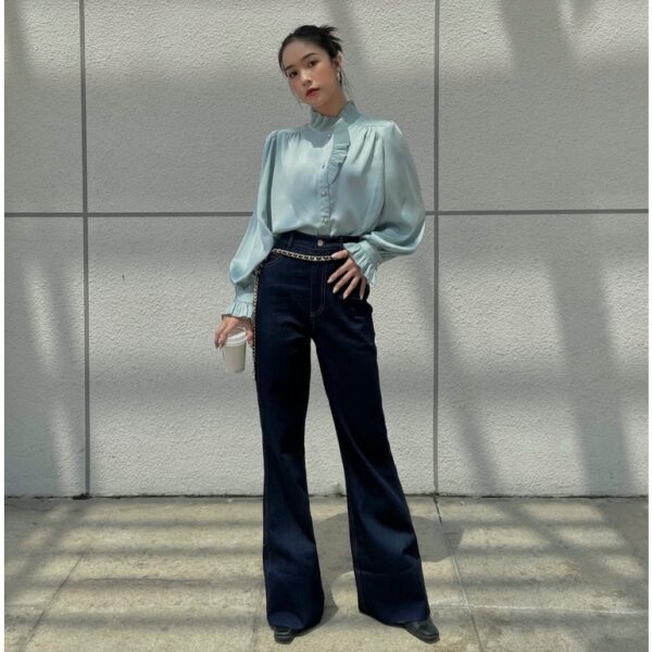 Quần suông denim HUONG BOUTIQUE HBQ62