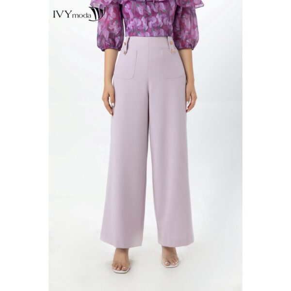 Quần Tuysi phối khuy nữ IVY moda MS 22M7429 - Hình ảnh 3