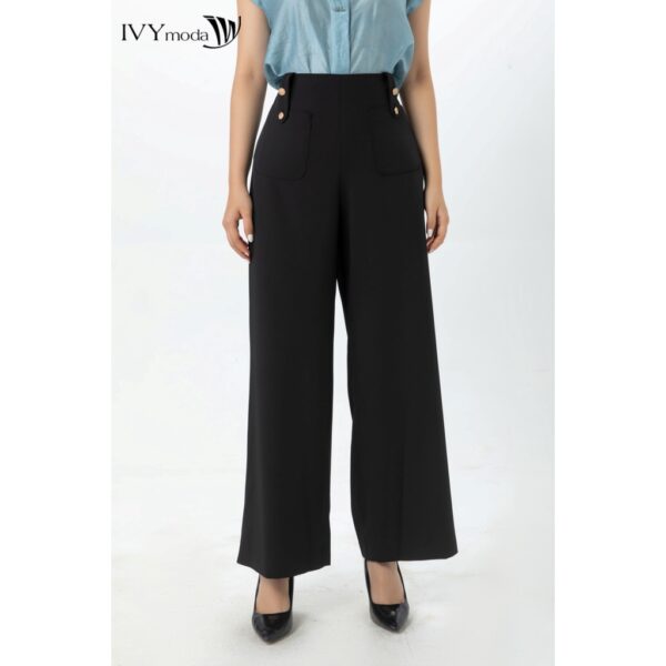 Quần Tuysi phối khuy nữ IVY moda MS 22M7429 - Hình ảnh 4