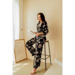 Set Pyjama nữ dài LADY ME by Eva de Eva 21SPAO011F & 21SPQO011F