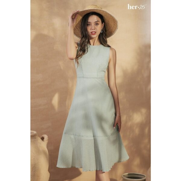 Váy SN kẻ xanh mint FL 599291 HER