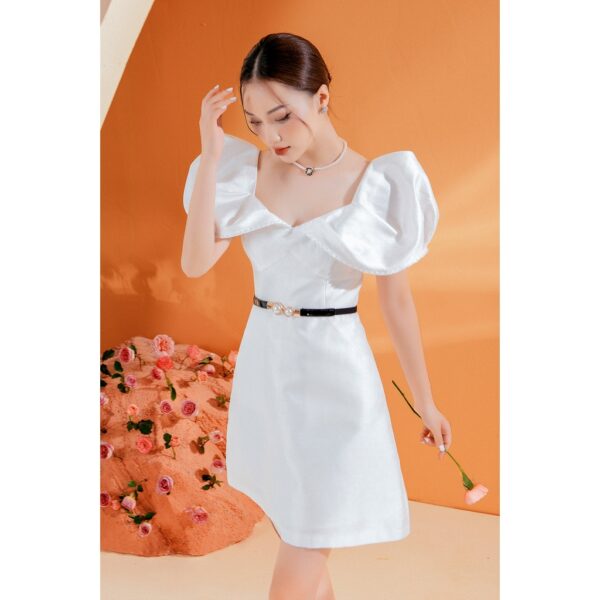 VÁY TRỄ VAI ĐÍNH VIỀN ĐÁ SR - Ảnh 8
