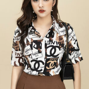 Áo Sơ Mi Cổ Sơ Mi Họa Tiết Luperi LFSM1116