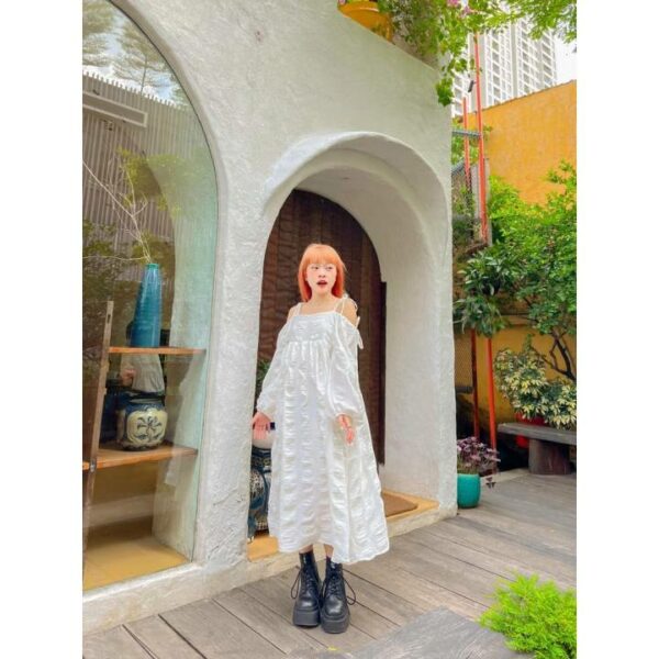 Ae-Cha Dress - Đầm suông hở vai quyến rũ - Remmus.vn