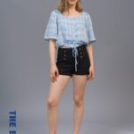 Áo Crop Top Tay Ngắn Buộc Dây HK1-UBA19-67