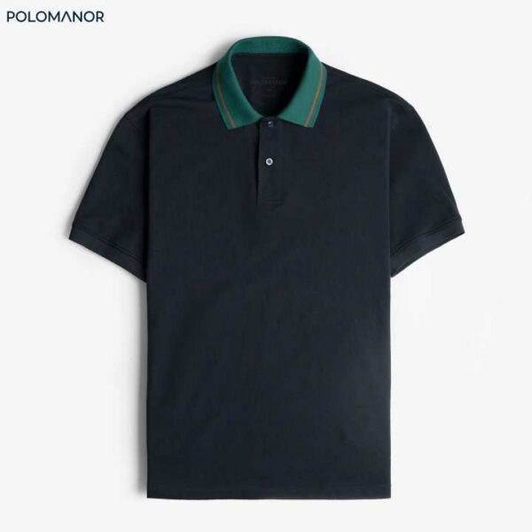 Áo Polo nam cổ bẻ UGO-NAVY vải cá sấu cotton UNI, nam tính, thanh lịch, sang trọng - POLOMANOR