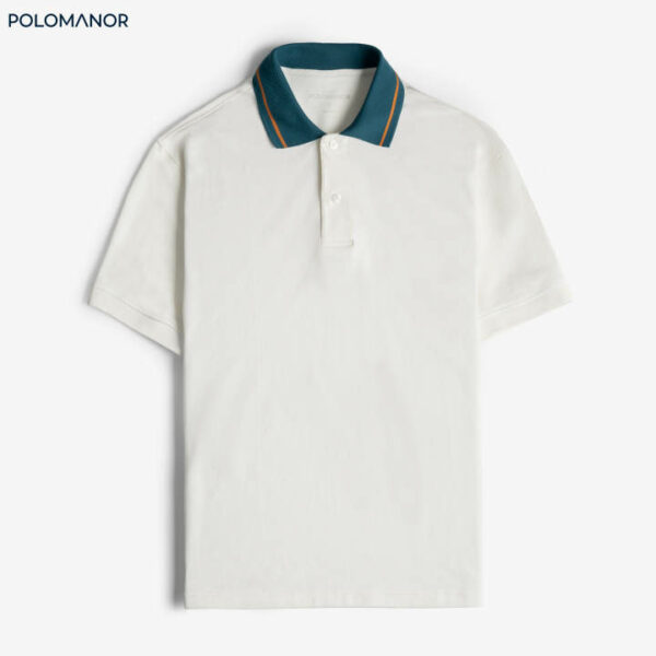 Áo Polo nam cổ bẻ UGO-WHITE vải cá sấu cotton UNI, nam tính, thanh lịch, sang trọng - POLOMANOR