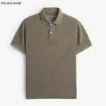 Áo Polo nam có cổ BASIC-BROWN vải cá sấu cotton CMC, nam tính, chỉn chu, sang trọng – POLOMANOR