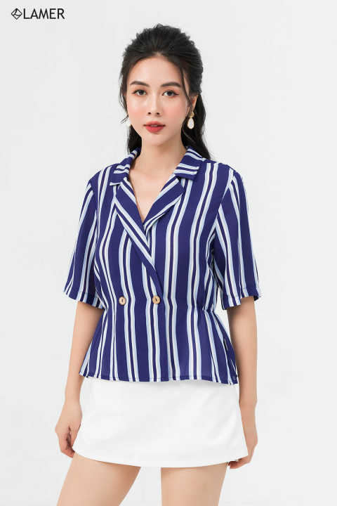 Mall Shop  lamerfashion  Áo sơ mi chun eo dài tay VIENTRAN V61H20Q017  Nhiều màu  Deal Xu Hướng Giảm 50 Nhiều Sản Phẩm