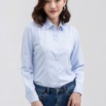 Áo sơ mi nữ tay dài chiết eo FWWS22SS01L