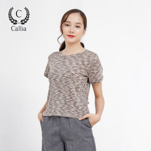 Áo thun nữ Callia thiết kế cổ tròn Gee Tee