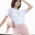 Áo thun nữ cotton in họa tiết FWTS22SS02L