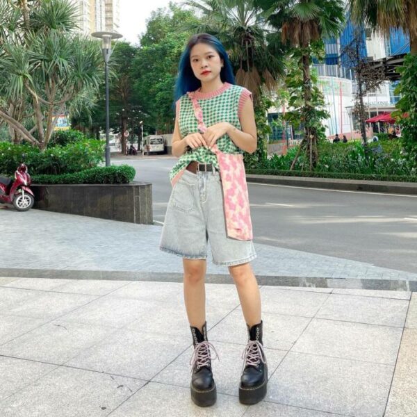 Basic Denim Short - Quần Short Jean Hàn Quốc - Remmus.Vn