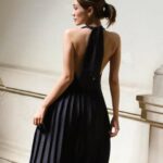 BLACK CUT DRESS