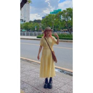 Bong Cha Dress - Đầm dài nữ nhún eo - Remmus.vn