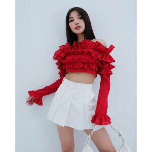 Chân váy quần Shebyshj xếp ly màu trắng - Lyla SkIrt
