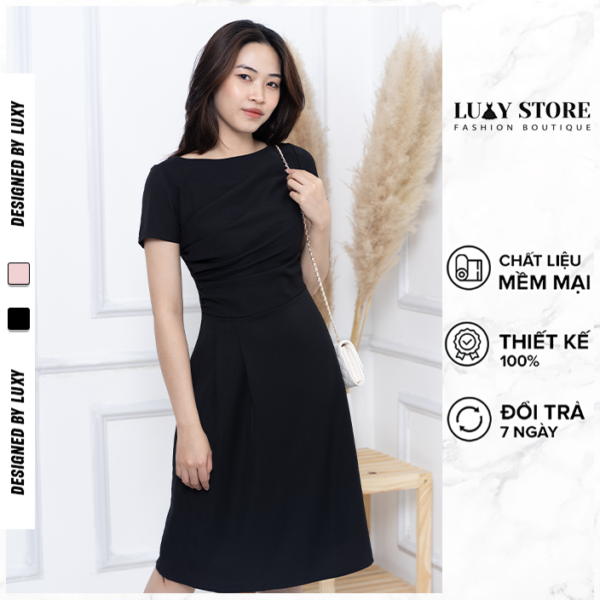 Đầm nữ thiết kế trẻ trung dáng ôm suông nhẹ phong cách sang trọng trendy V89