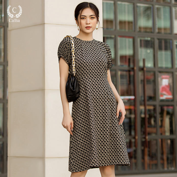 Đầm ôm eo nữ Callia dáng xòe Hima Dress