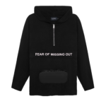 FOMO Áo khoác ANORAK HOODIE/White-Wording