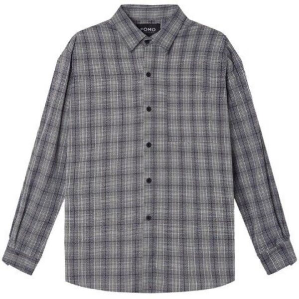 FOMO Áo sơ mi tay dài unisex CHECK SHIRT