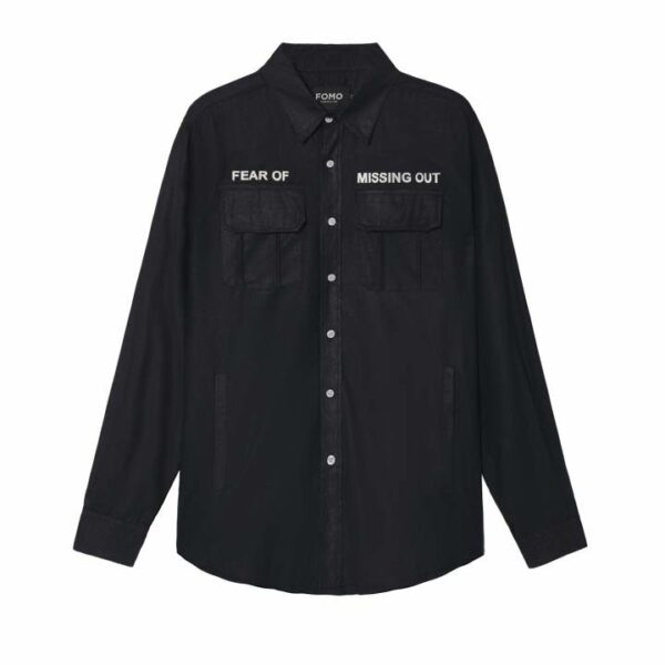 FOMO Áo sơ mi tay dài unisex ESSENTIAL SHIRT