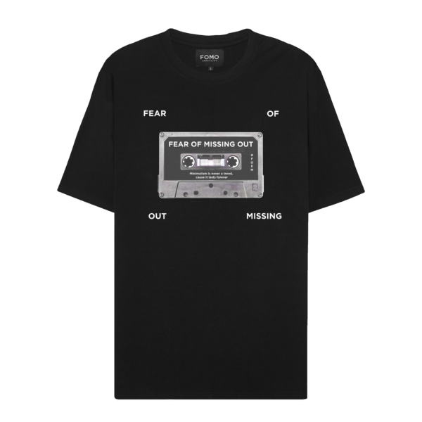 FOMO Áo thun unisex form rộng CASSETTE T-SHIRT