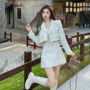 { Free ship } váy nữ dạ tweed Palm Fashion P005, vay dự tiệc sang chảnh mùa đông, phù hợp đi chơi, váy xinh hot trend 2021