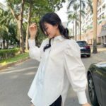 { Freeship } Áo sơ mi nữ kiểu hàn quốc Palm Fashion P009, áo kiểu nữ hàn quốc, áo kiểu đẹp sang chảnh, đáng yêu, đi chơi và dạo phố.