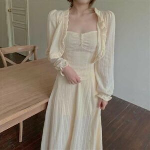 { Freeship } Váy 2 dây kèm khoác { Palm Fashion P011 } váy nữ sang chảnh Hàn Quốc , đáng yêu, dễ thương baby, đi chơi và dạo phố cho chị em đang...