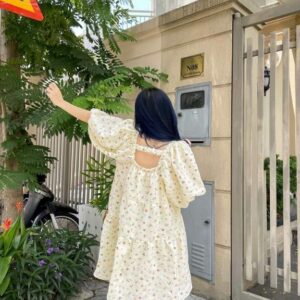 KATIE DRESS - Đầm hoa babydoll tầng - Remmus.vn