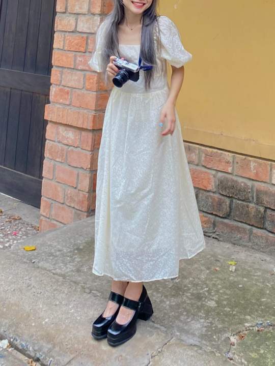 Leila Dress – Đầm nữ dài hở lưng Hàn Quốc – Remmus.vn