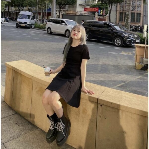 Luna Short Dress - Đầm Thun Trơn Basic - Remmus.Vn