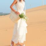 MORI – Đầm xô maxi nhiều tầng