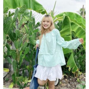 Nari Top - Áo Kiểu Tay Phồng Style Hàn - Remmus