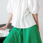 Nosbyn – Áo Xếp Ly Tay Phồng – N206-T001