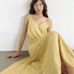 Nosbyn – Đầm Caro Hai Dây Maxi – N207-D005