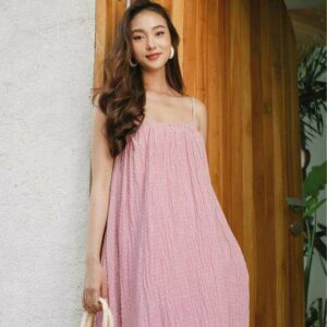 Nosbyn - Đầm Hai Dây Dáng Suông N204-D008