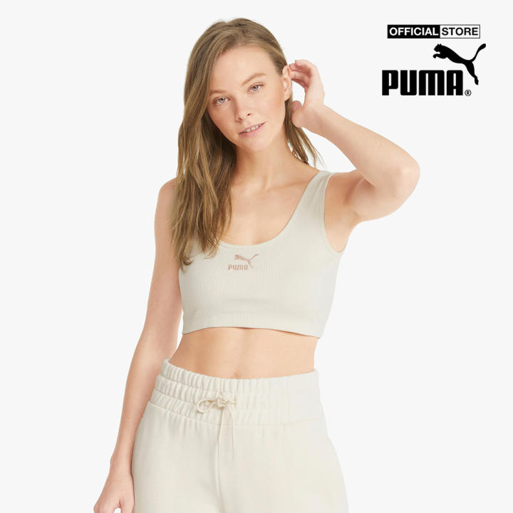PUMA – Áo croptop nữ Classics Ribbed 533447-99